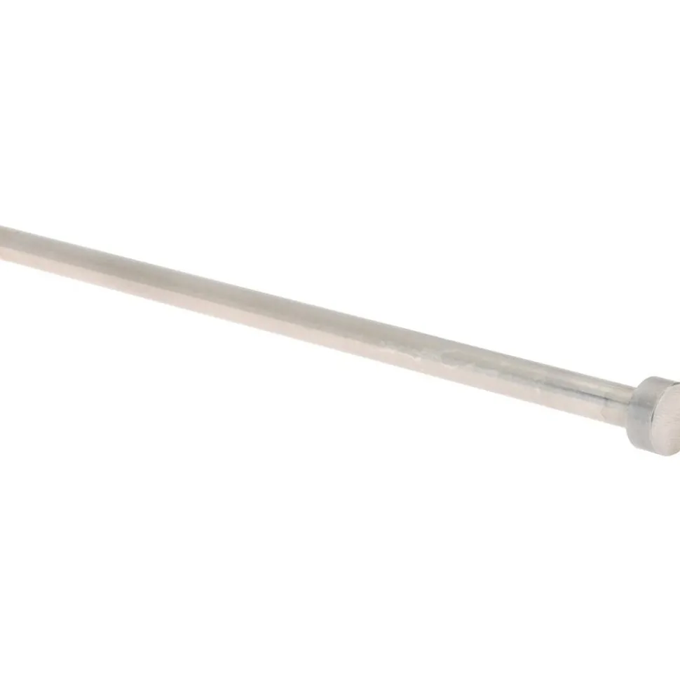 Straight Ejector Pin: 1/4" Pin Dia, 6" OAL, Steel