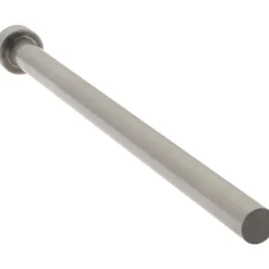 Straight Ejector Pin: 3/8" Pin Dia, 6" OAL, Steel