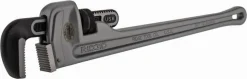 Straight Pipe Wrench: 3" Max, 24" OAL, Aluminum