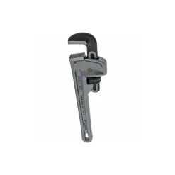 Straight Pipe Wrench: 1-1/2" Max, 10" OAL, Aluminum