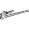 Straight Pipe Wrench: 2-1/2" Max, 18" OAL, Aluminum