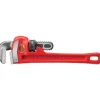 Straight Pipe Wrench: 1" Max, 8" OAL, Cast Iron