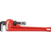 Straight Pipe Wrench: 2" Max, 14" OAL, Cast Iron