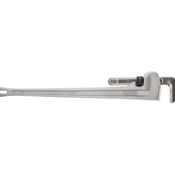 Straight Pipe Wrench: 3/8 to 2", 12" OAL, Aluminum