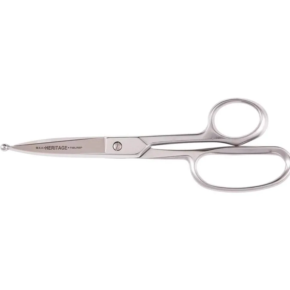 Straight Trimmer: 9-3/8" OAL, 2-15/16" Cut Length, Ball Point Tip, Hot Forged Stainless Steel