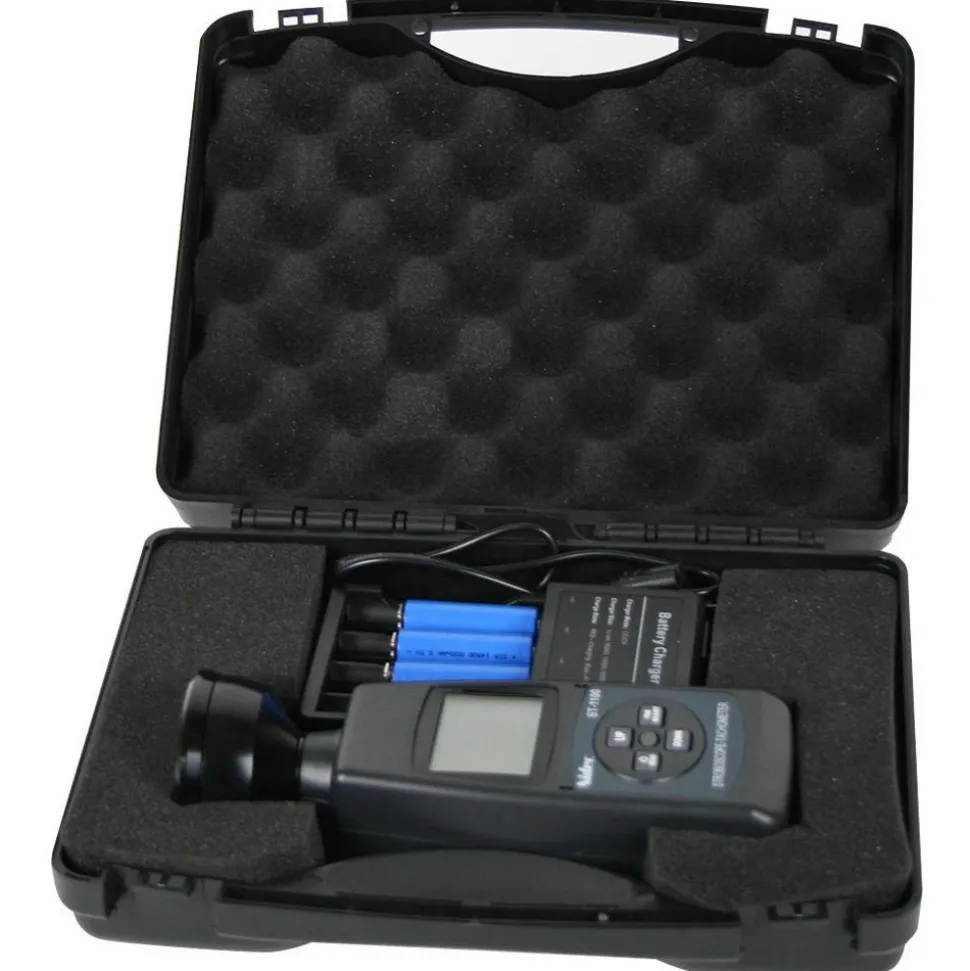 Stroboscopes: Minimum Flashes Per Minute: 60; Maximum Flashes Per Minute: 40000
