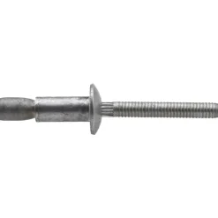Structural with Locking Stem Blind Rivet: Size 86, Dome Head, Aluminum Body, Aluminum Mandrel
