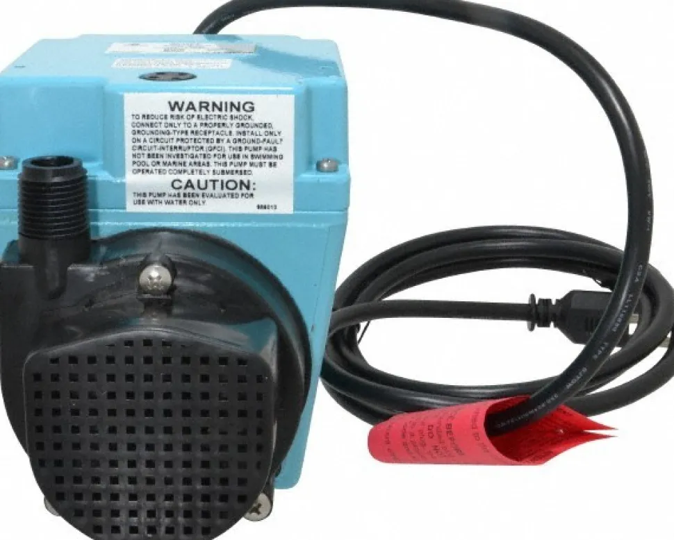 Submersible Pump: 3.5 Amp Rating