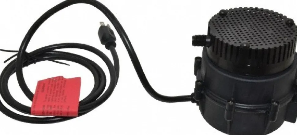 Submersible Pump: 1.1 Amp Rating