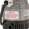 Submersible Pump: 1.1 Amp Rating, 115V, Electric Button