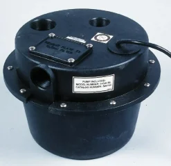 Submersible Pump: 9 Amp Rating, 115V, Integral Diaphragm