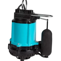 Sump Sewage & Effluent Pump: Integral Diaphragm, 1/2 hp, 6.5A, 115V