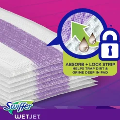 Swiffer WetJet Mopping Pad Refill, 24 Count, 4/Case