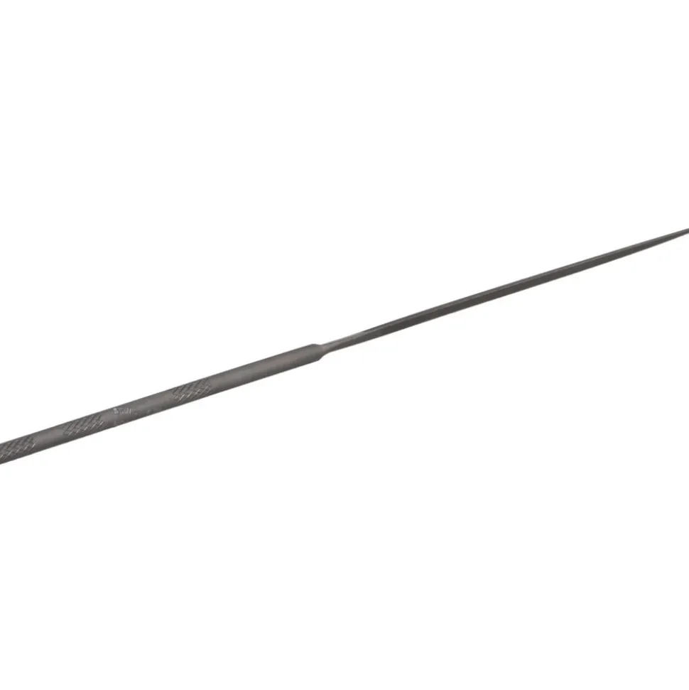 Swiss-Pattern File: 6-1/4" OAL, Cut 2, Half Round