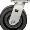 Swivel Top Plate Caster: Phenolic, 6" Wheel Dia, 2" Wheel Width, 1,200 lb Capacity, 7-1/2" OAH