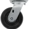 Swivel Top Plate Caster: Phenolic, 5" Wheel Dia, 2" Wheel Width, 1,000 lb Capacity, 6-1/2" OAH