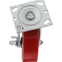 Swivel Top Plate Caster: Polyurethane, 6