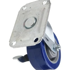 Swivel Top Plate Caster: Polyurethane, 3