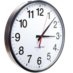Synchronized Analog Wall Clock, POE IP Network, 13