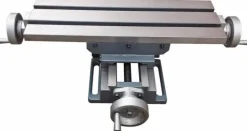 6-1/8" Table Width x 18-5/8" Table Length, 9" Cross Travel x 13" Longitudinal Travel, Slide Machining Table