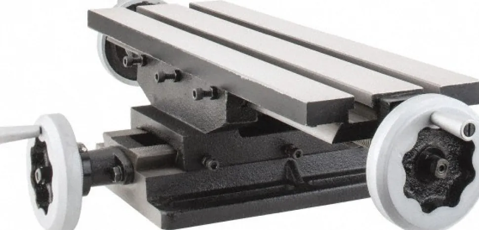 6" Table Width x 19 Table Length, 7-1/2" Cross Travel x 11" Longitudinal Travel, Slide Machining Table