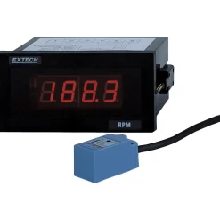Tachometers: Tachometer Type: Panel Mount Tachometer; Accuracy: 0.1; Display Type: LED; Minimum Measurement: 5 RPM