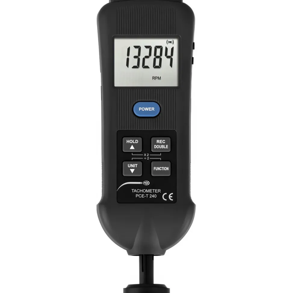 Tachometers: Tachometer Type: Non-Contact; Accuracy: .05; Display Type: LCD; Minimum Measurement: 5