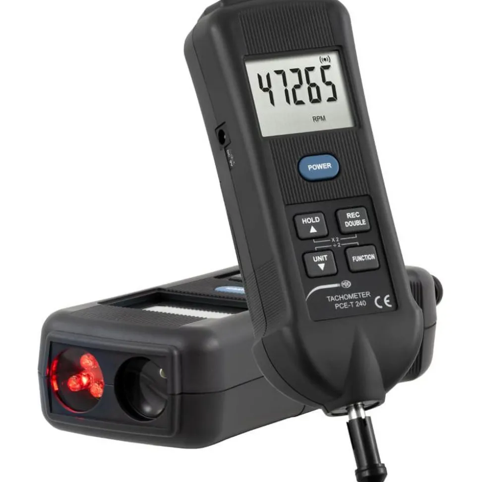 Tachometers: Tachometer Type: Non-Contact; Accuracy: .05; Display Type: LCD; Minimum Measurement: 5