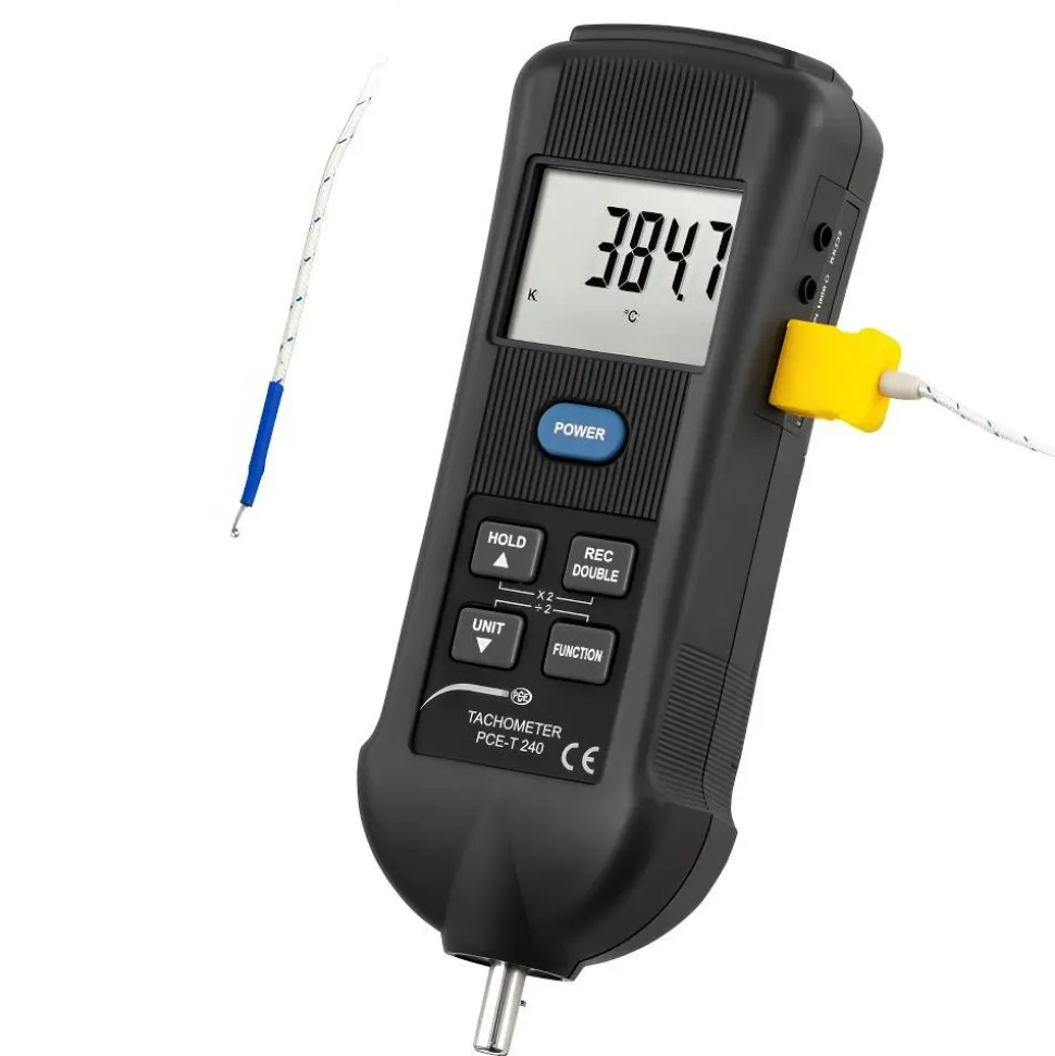 Tachometers: Tachometer Type: Non-Contact; Accuracy: .05; Display Type: LCD; Minimum Measurement: 5