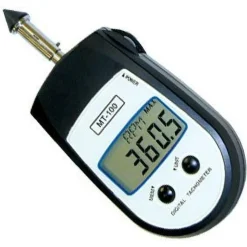 Tachometers; Type: Contact; Tachometer Type: Contact; Minimum Measurement (RPM): 1.00 RPM; 1.00; Maximum Measurement (RPM): 25000.00; 25000.00 RPM; Meter Length (Decimal Inch): 4.8300; Meter Width (Decimal Inch): 2.5200; Batteries Included: Yes; Meter Thickness (Decimal Inch): 1.2400