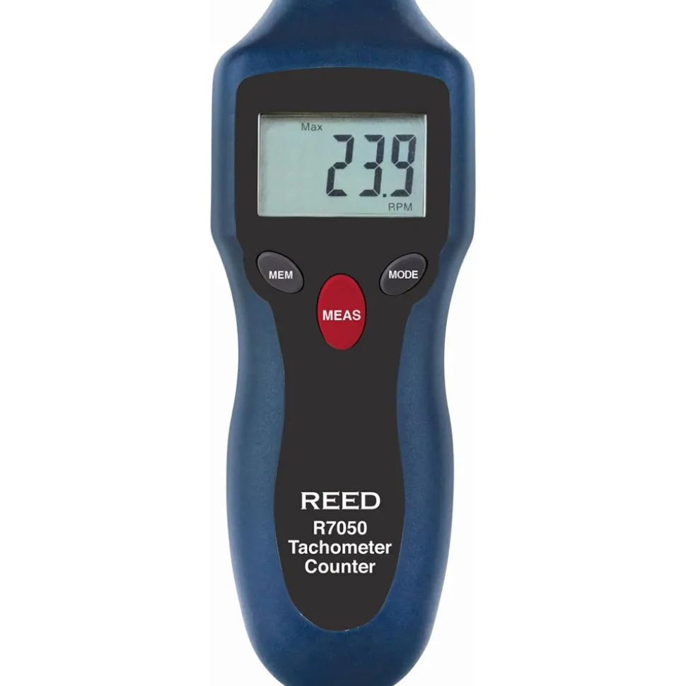 Tachometers; Type: Non-Contact; Minimum Measurement (RPM): 2.00; Maximum Measurement (RPM): 99999.00; Meter Length (mm): 160.00; Meter Length (Decimal Inch): 6.3000; Meter Width (mm): 58.00; Meter Width (Decimal Inch): 2.3000; Meter Thickness (mm): 39.00; Meter Thickness (Decimal Inch): 1.5000
