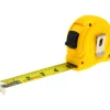 Tape Measure: 25' Long, 1" Width, Yellow Blade