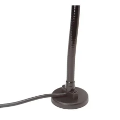 Task Light: Incandescent, 24" Reach, Gooseneck Arm, Black
