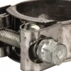 T-Bolt Hose Clamp: 1.22 to 1.34" Hose, 25/32" Wide, Stainless Steel