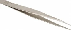 5" Tecknik Tweezers: Style MM, Stainless Steel, Anti-Magnetic, Anti-Acid. Strong, Pointed Tips