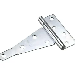 Tee & Strap Hinges: Finish/Coating: Zinc; Hinge Material: Steel; Range Of Motion: 180