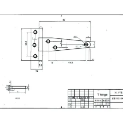 Tee & Strap Hinges: Finish/Coating: Zinc; Hinge Material: Steel; Range Of Motion: 180