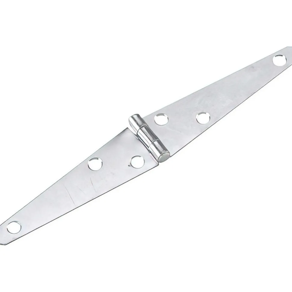 Tee & Strap Hinges: Finish/Coating: Zinc; Hinge Material: Steel; Range Of Motion: 180