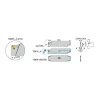 TGFH Double End Neutral Indexable Cutoff Blade