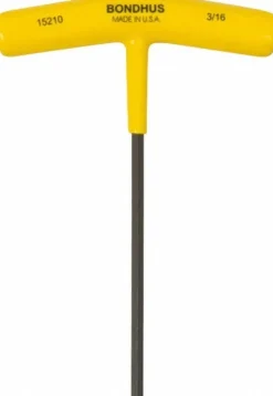 T-Handle Hex Key: 3/16", Hex End