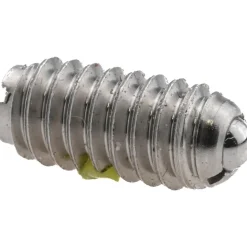 Threaded Ball Plunger: 1/4-20, 0.125" Ball Dia, 0.531" Body Length, 0.035" Max Ball Reach