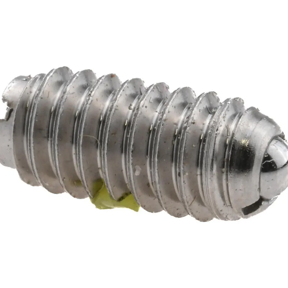 Threaded Ball Plunger: 1/4-20, 0.125" Ball Dia, 0.531" Body Length, 0.035" Max Ball Reach