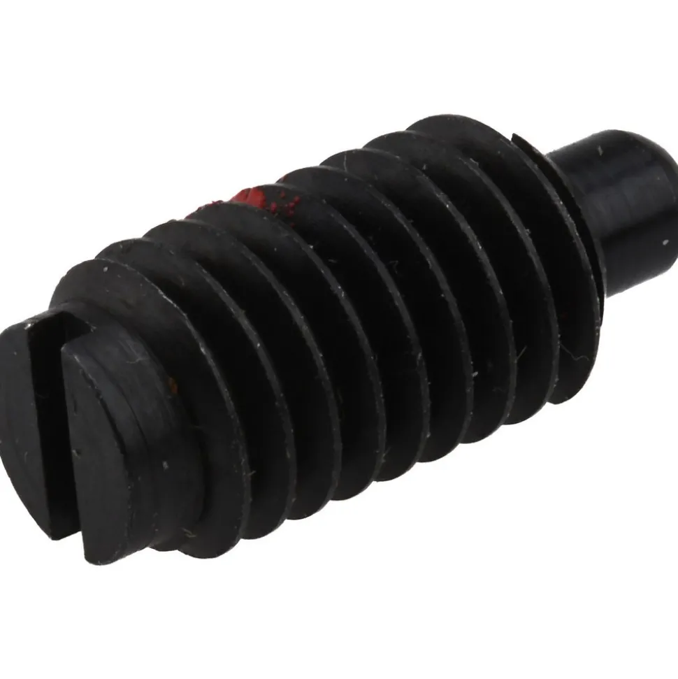 Threaded Spring Plunger: 3/8-16, 11/16" Thread Length, 0.186" Dia, 3/16" Projection