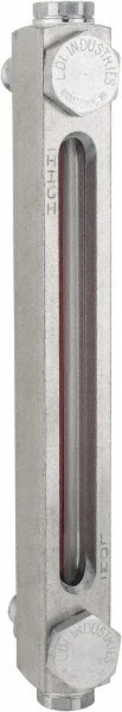 1/2-20 Thread, 5-1/2 Inch Sight Length, Closed Circuit Liquid Level Sight Gauge