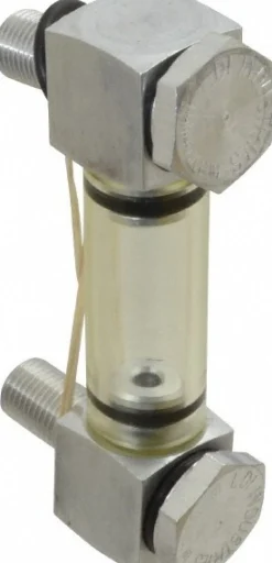 1/2-20 Thread, 1-9/32 Inch Sight Length, 125 Max psi, Closed Circuit Liquid Level Rigid Plastic Sight Gauge