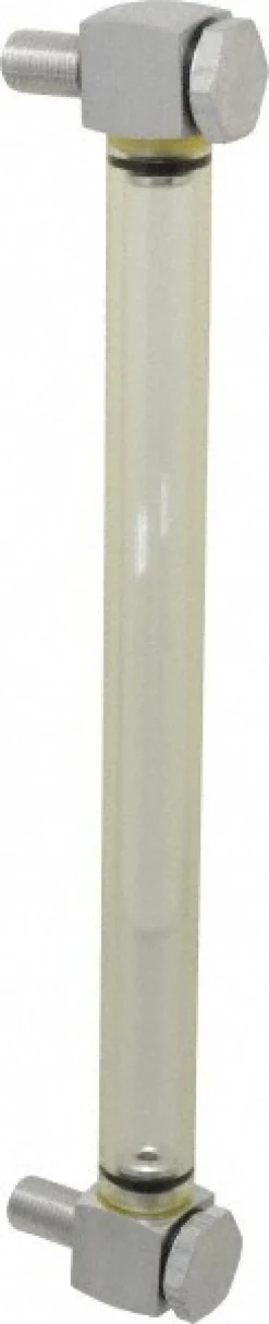 1/2-20 Thread, 8-9/32 Inch Sight Length, 125 Max psi, Closed Circuit Liquid Level Rigid Plastic Sight Gauge