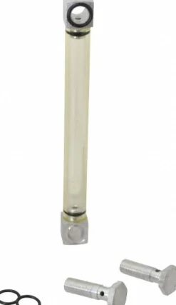 1/2-20 Thread, 6-9/32 Inch Sight Length, 125 Max psi, Closed Circuit Liquid Level Rigid Plastic Sight Gauge