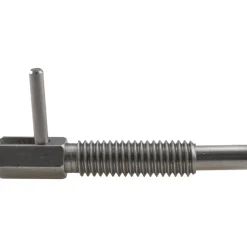 3/8-16, 1.18" Thread Length, 1/4" Plunger Dia, 0.75 Lb Init to 3.75 Lb Final End Force, Stainless Steel Locking L Handle Plunger