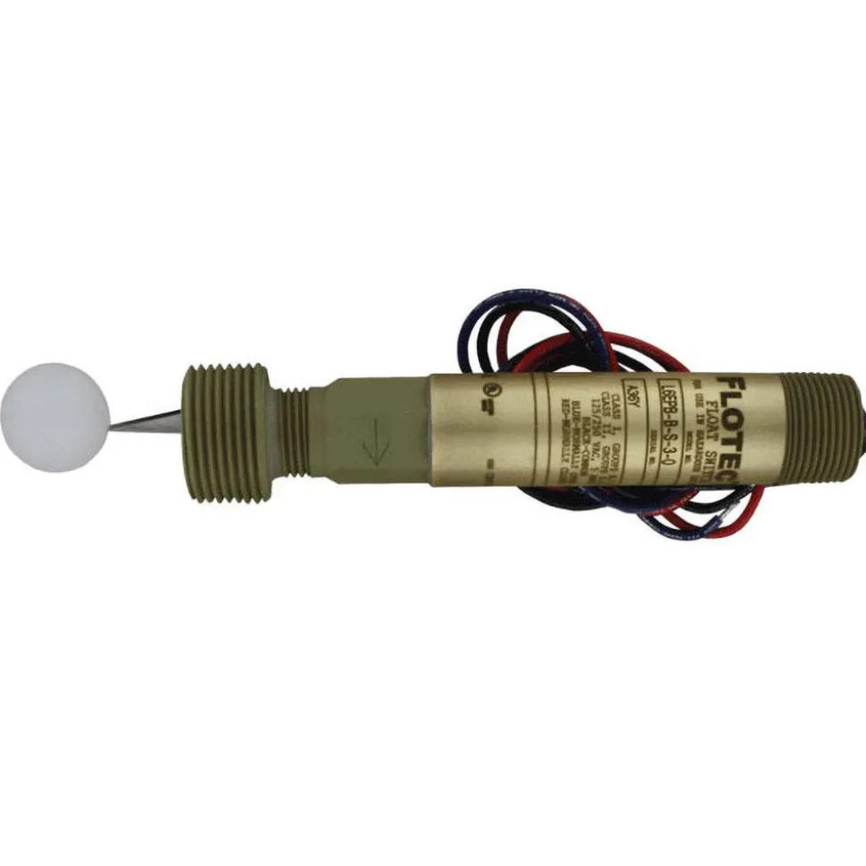 1-1/2" Thread, 100 Max psi, 275°F Max, Liquid Level Float