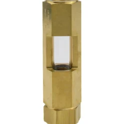 1/2" Thread, 4-5/8" OAL, Inline Sight Glass & Flow Sight
